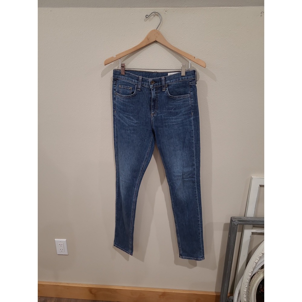Rag & Bone 10" Dre Skinny Jean Colorway Worn women SZ 26‎ Casual Preppy Coastal